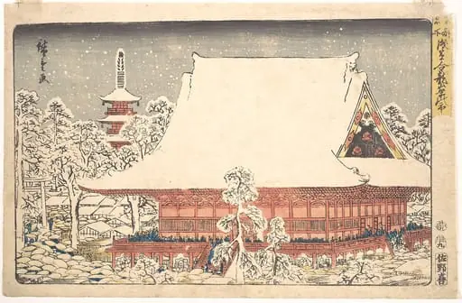 東都名所　浅草金龍山年の市|Asakusa Kinryusan Toshi no Ichi