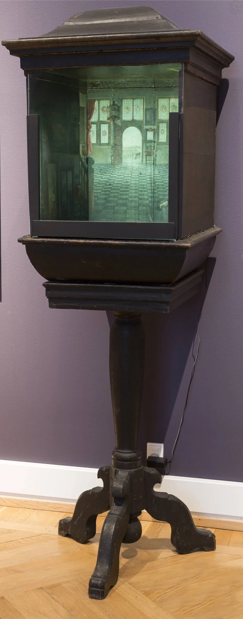 Perspective Box of a Dutch Interior, by Unknown, 1650
