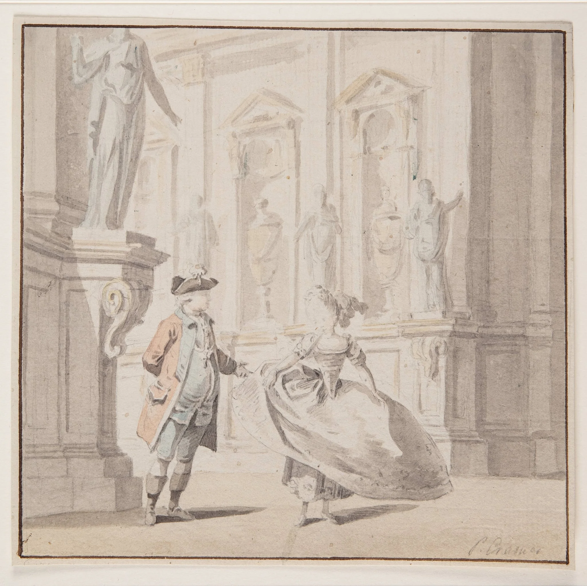 Scenebillede, by Unknown, unspecified, 1754
