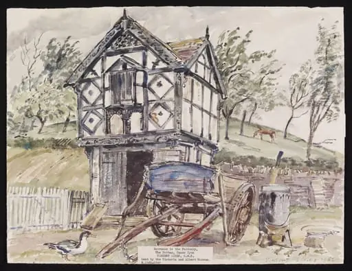 Entrance to the Falconry, The Buttas, Canon Pyon