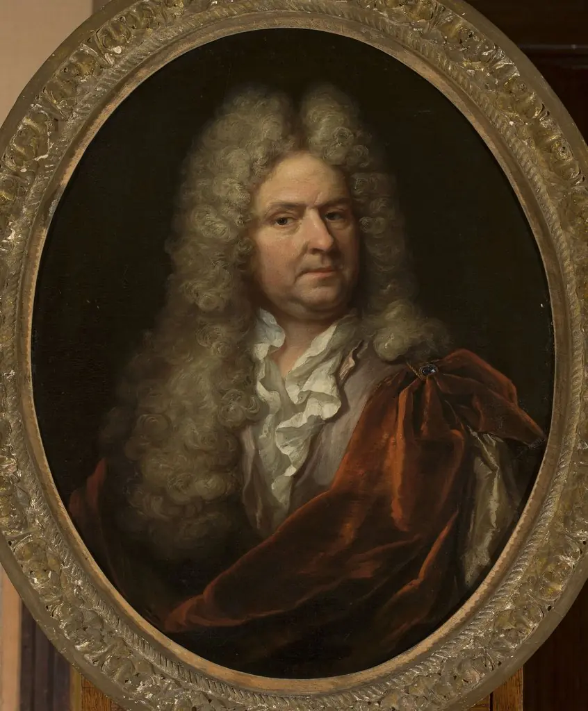 Portrait of a man in a wig