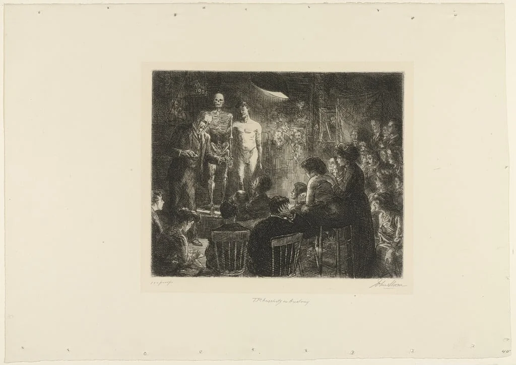 Untitled, by John Sloan, ink, 1912