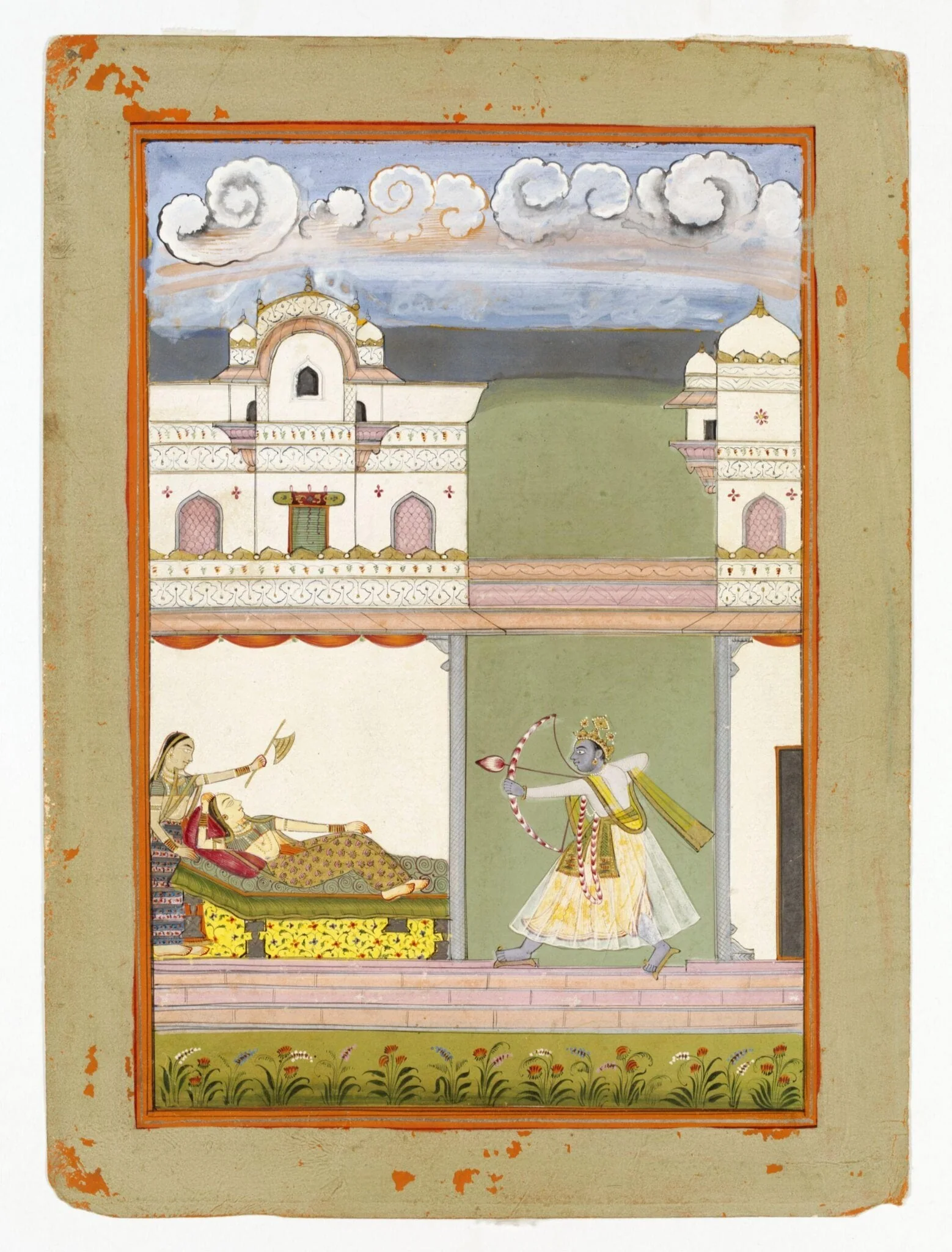 Vibhasa Ragini, by Unknown, paint, 1710