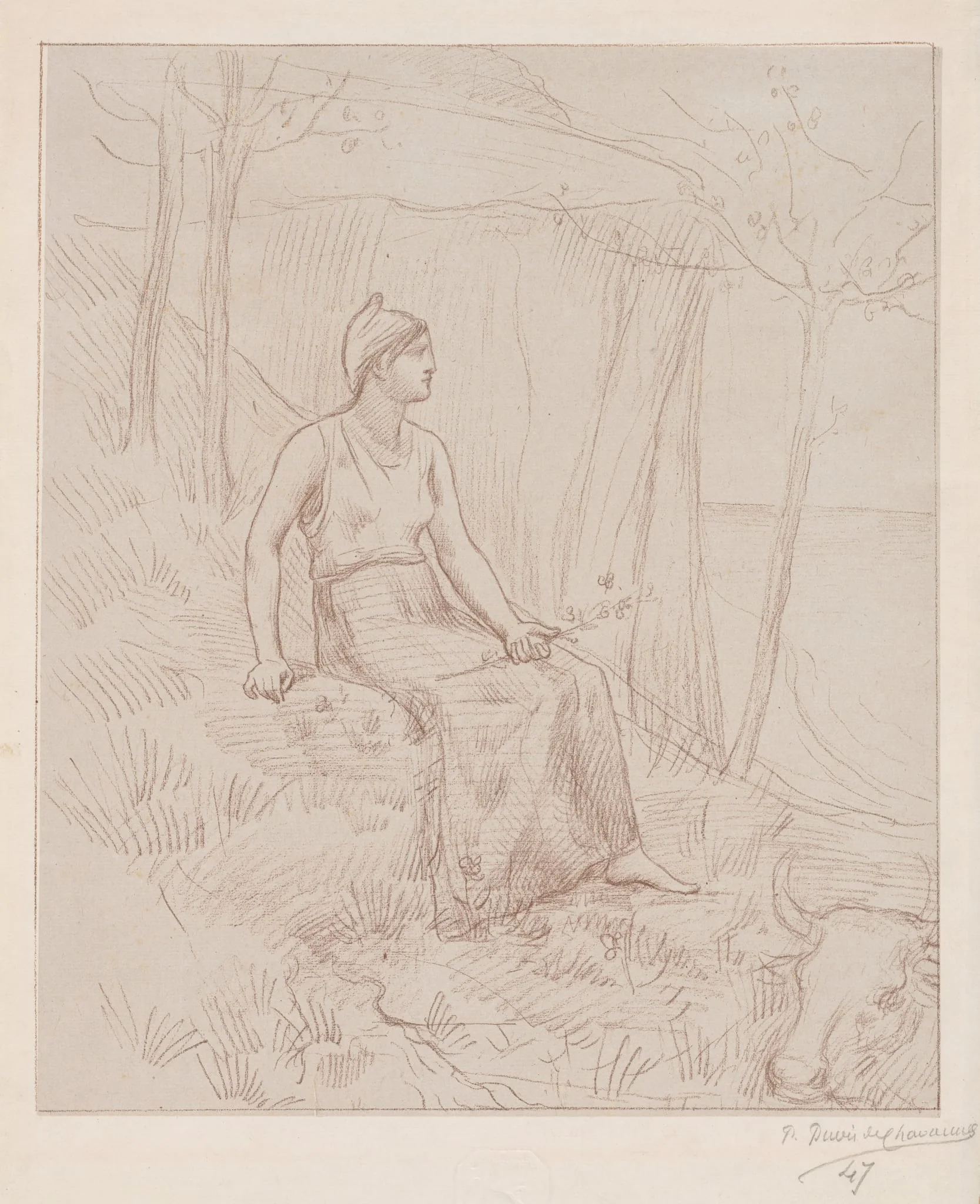 Normandy, by Pierre Puvis de Chavannes, 1893