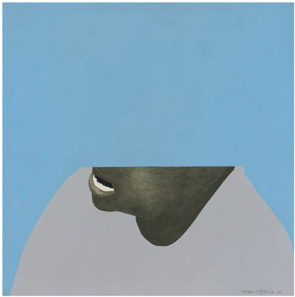 Untitled, by Rupert García, acrylic, 1968