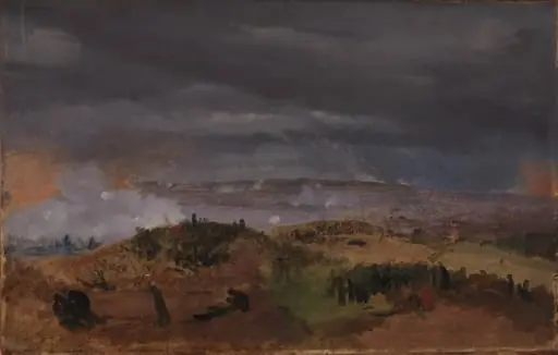 The Battle of Isted 25 July 1850. Study