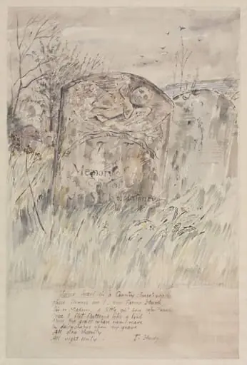 Child's Tombstone in the Churchyard of St. Devereux, Kilpeck