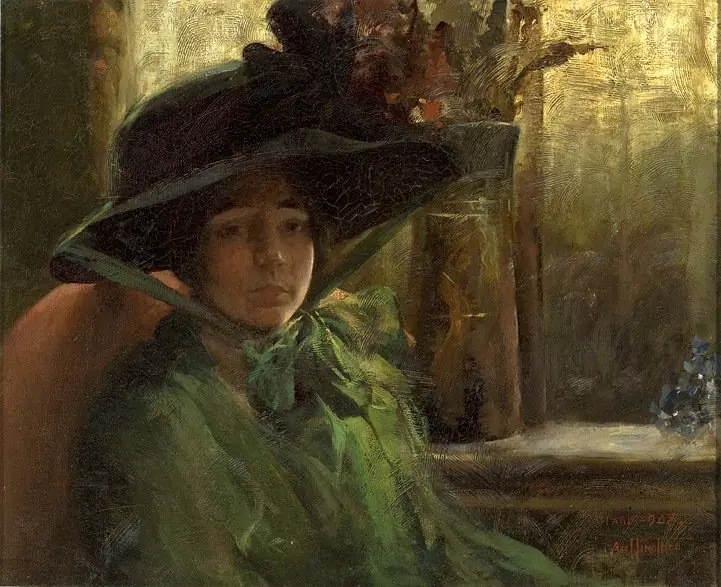 Lady in Green