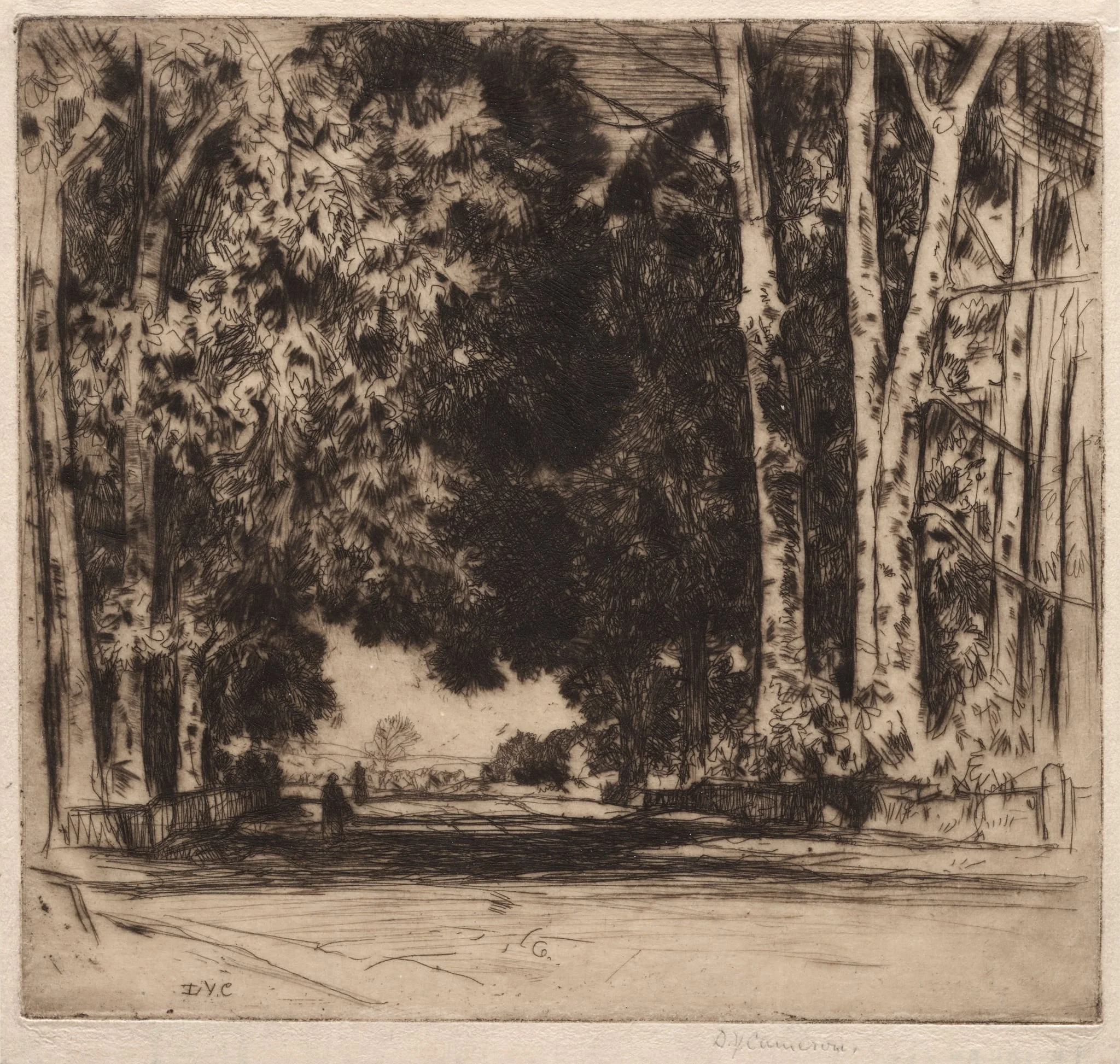 The Avenue, by David Young Cameron, 1905