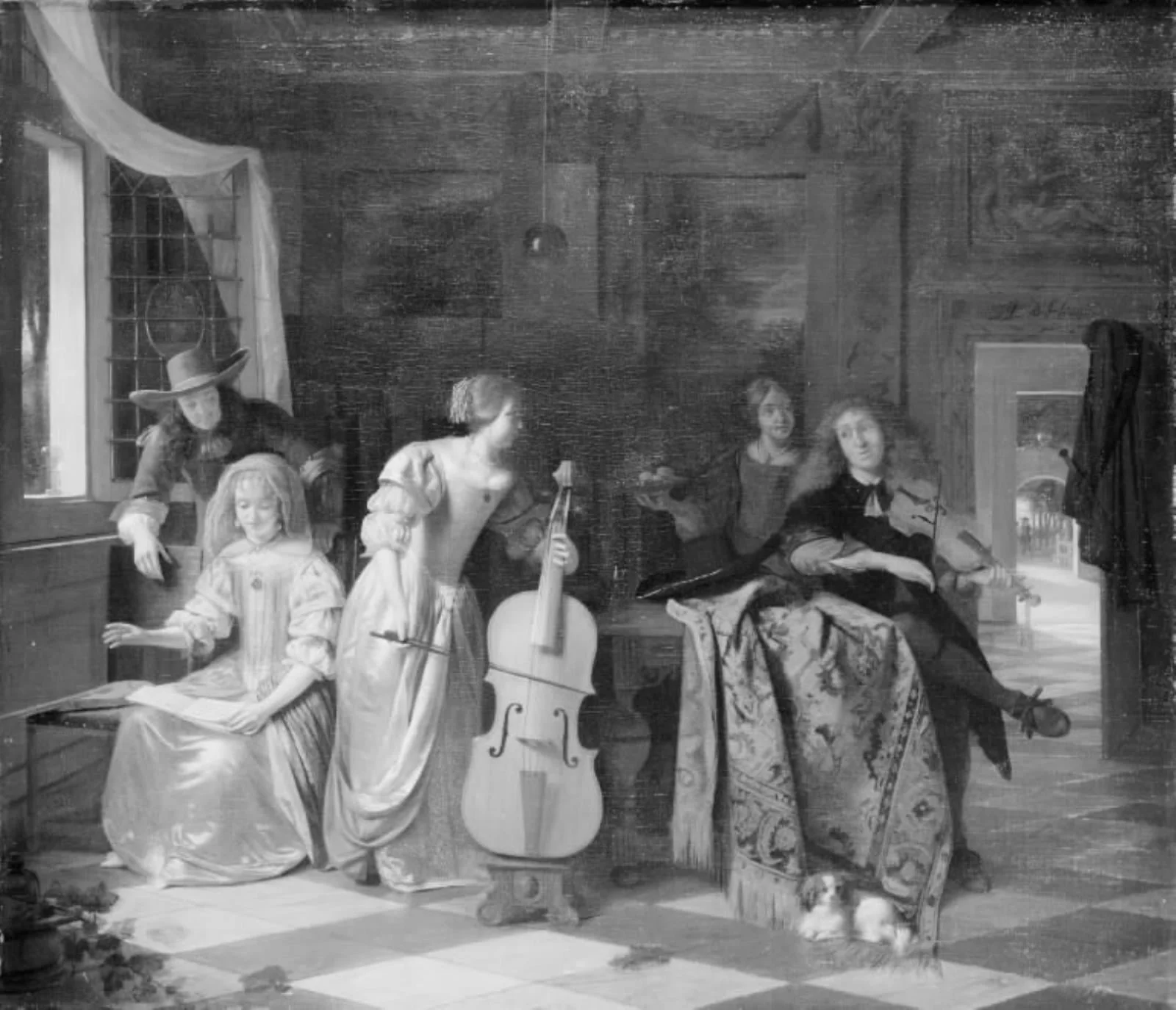 A Music Party, by Unknown, 1650