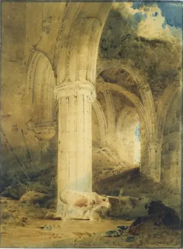 Ruins of Rievaulx Abbey, Yorkshire