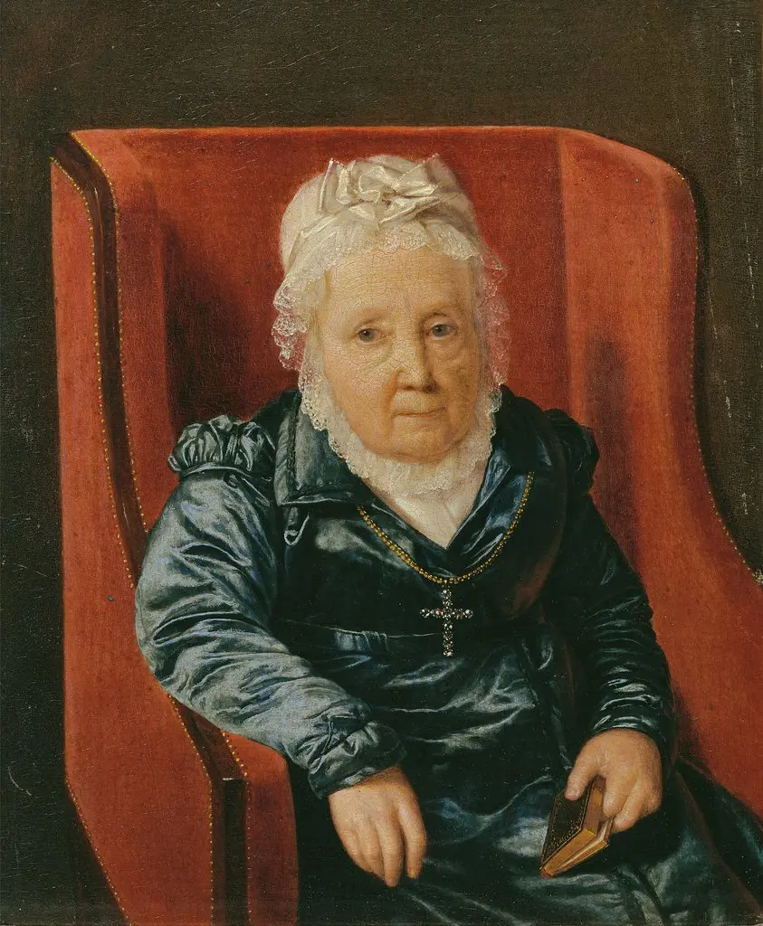 Rosina Wieser in Armchair