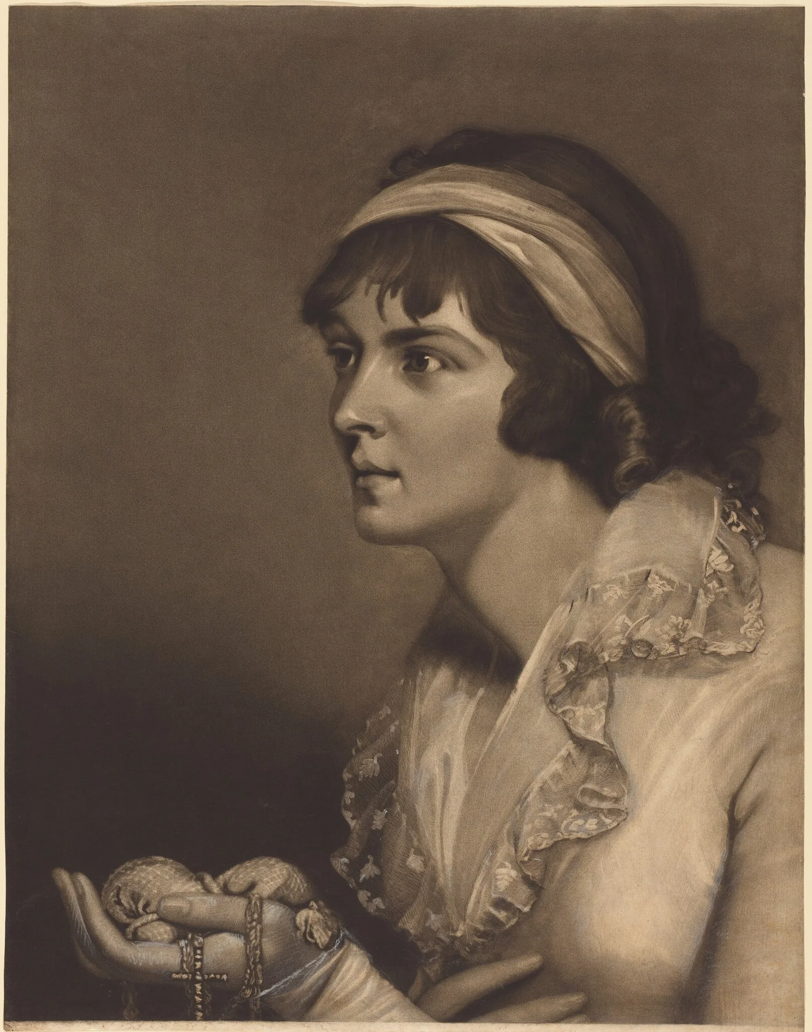 Amanthis, by John Raphael Smith, chalk, 1797