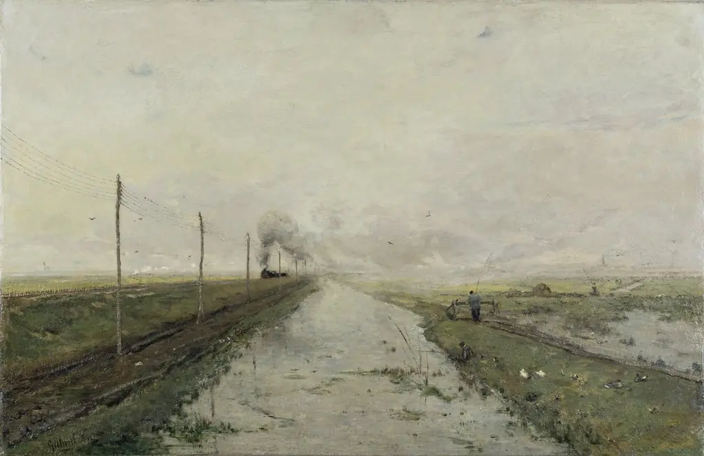 Landscape with a train