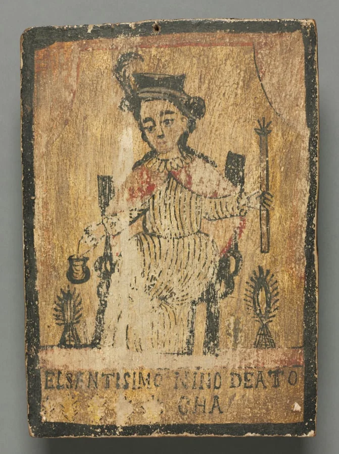 El Santo Nino de Atocha: santo de retablo, by Unknown, unspecified, 1700
