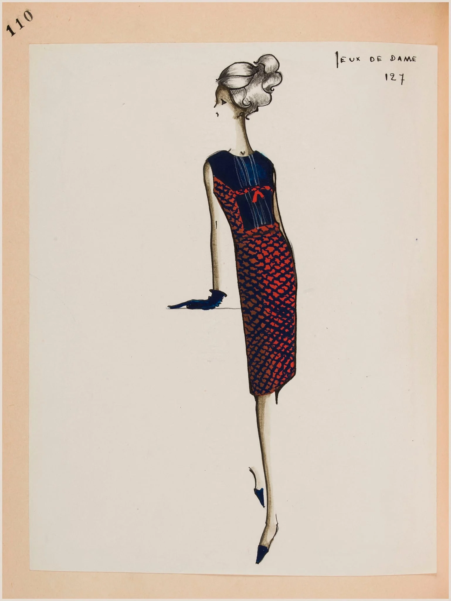 Jeux de dame, by Carven, 1963