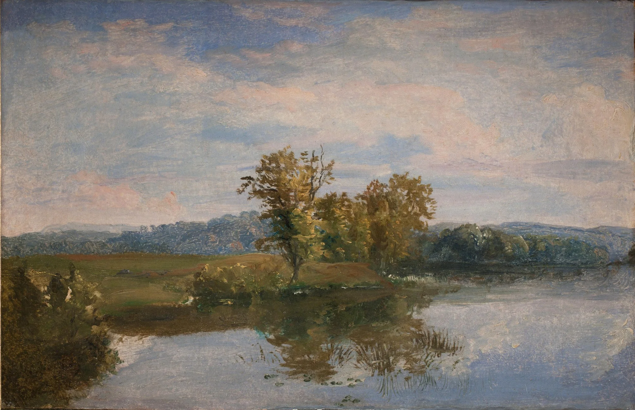 A View of Lake Vejl near Silkeborg, Jutland, by Dankvart Dreyer, unspecified, 1843