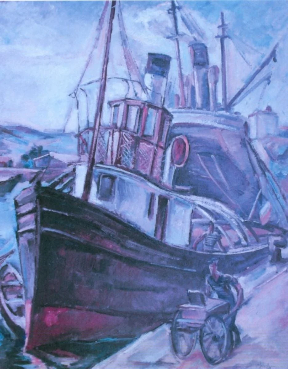Muncă în port, by Petre Iorgulescu-Yor, unspecified, 1924