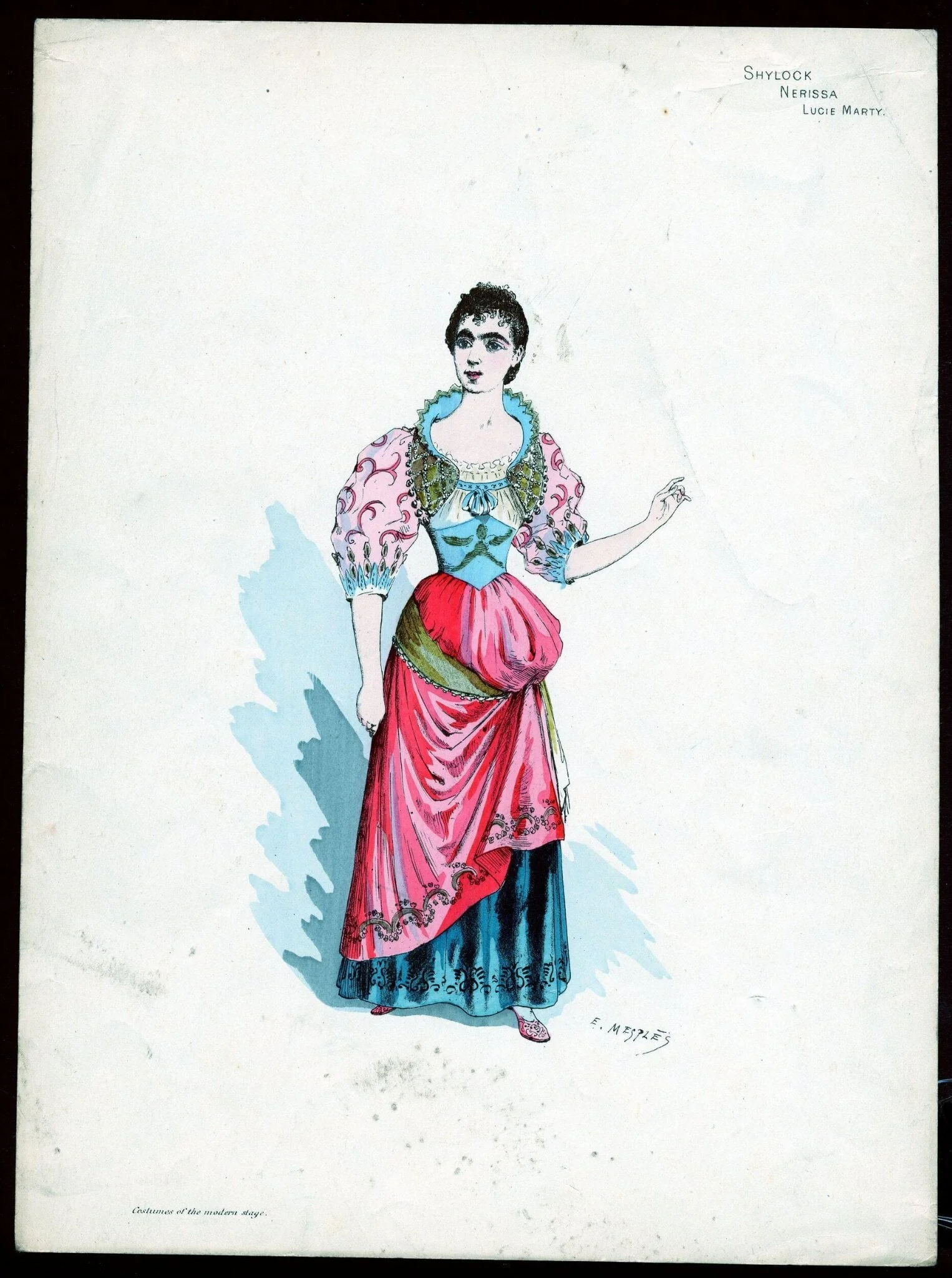 H Beard Print Collection, by Paul Eugene Mesples, 1850