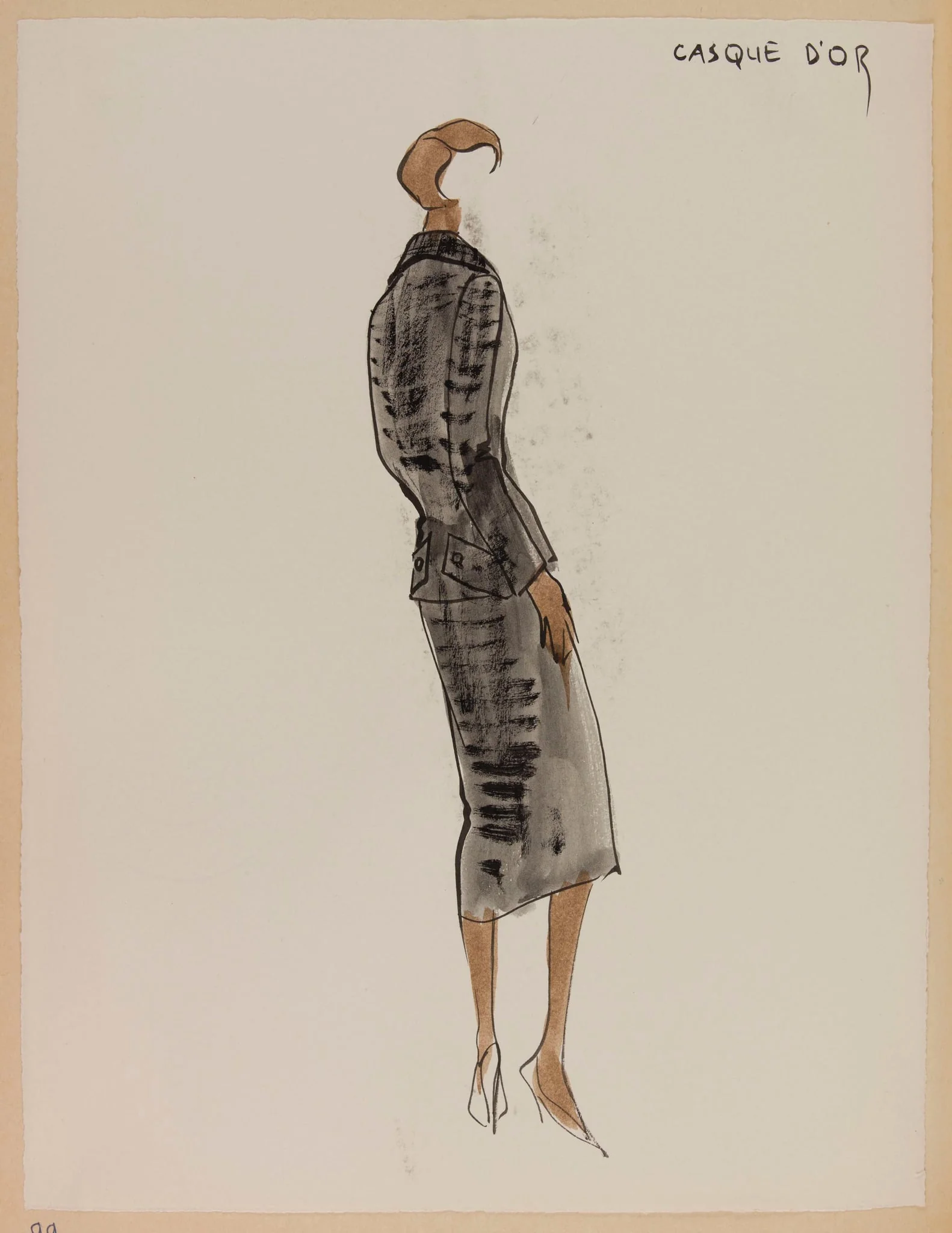 Casque d'or, by Marie-Louise Carven, 1956