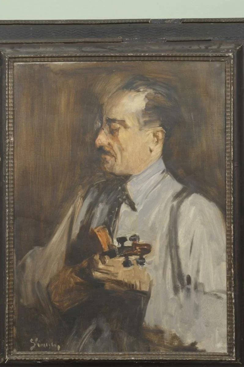 Violonistul (Grigore Drăgoescu), by Eustațiu Stoenescu, 1930