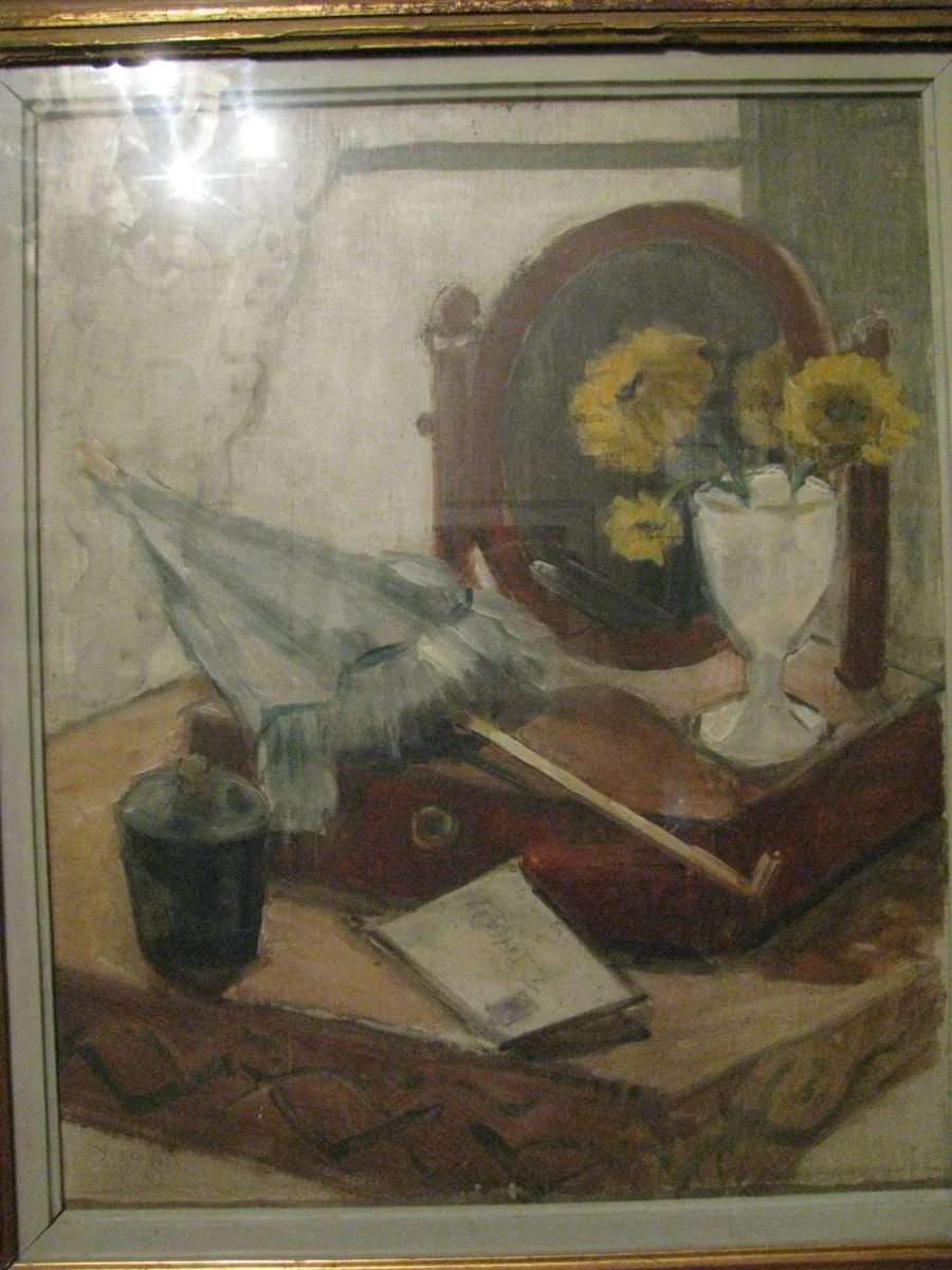 Natură moartă cu umbrelă, by Theodor Pallady, unspecified