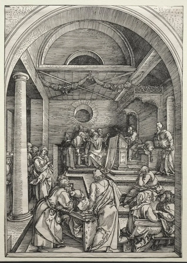 Christ Disputing with Doctors, by Albrecht Dürer, 1504