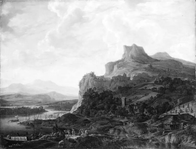 Landscape by the Rhine