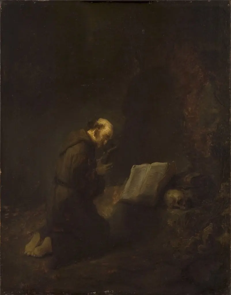 Saint Francis of Assisi Praying