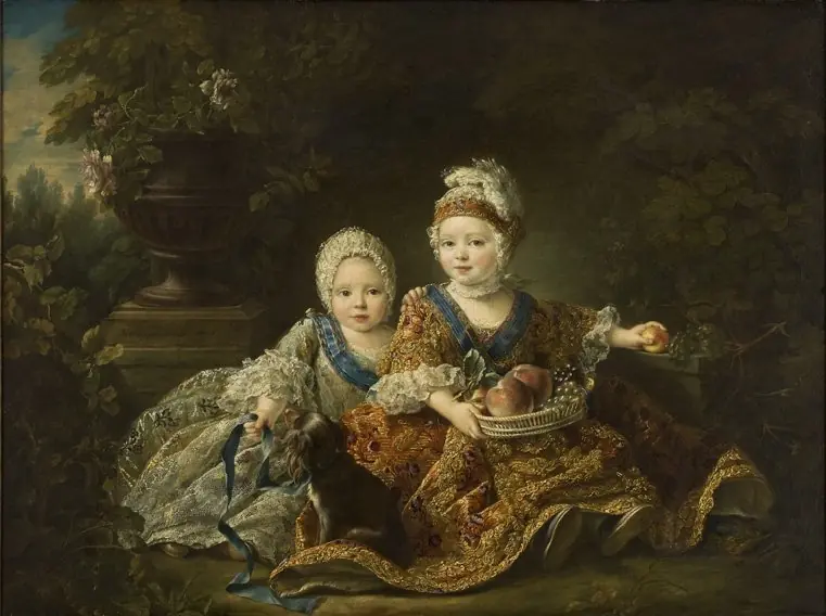The Duke of Berry and the Count of Provence as Children