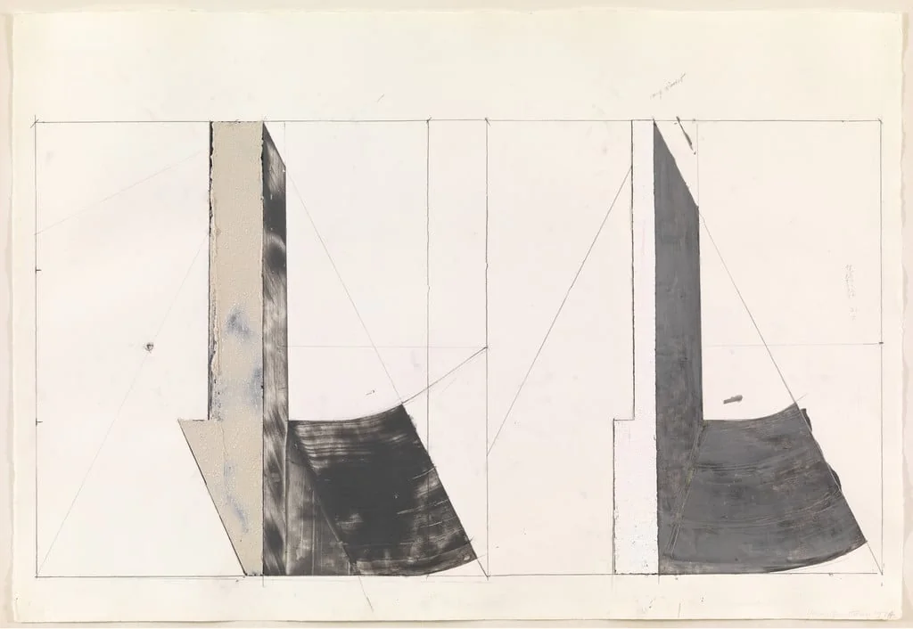 Untitled, by Harvey Quaytman, graphite, 1974