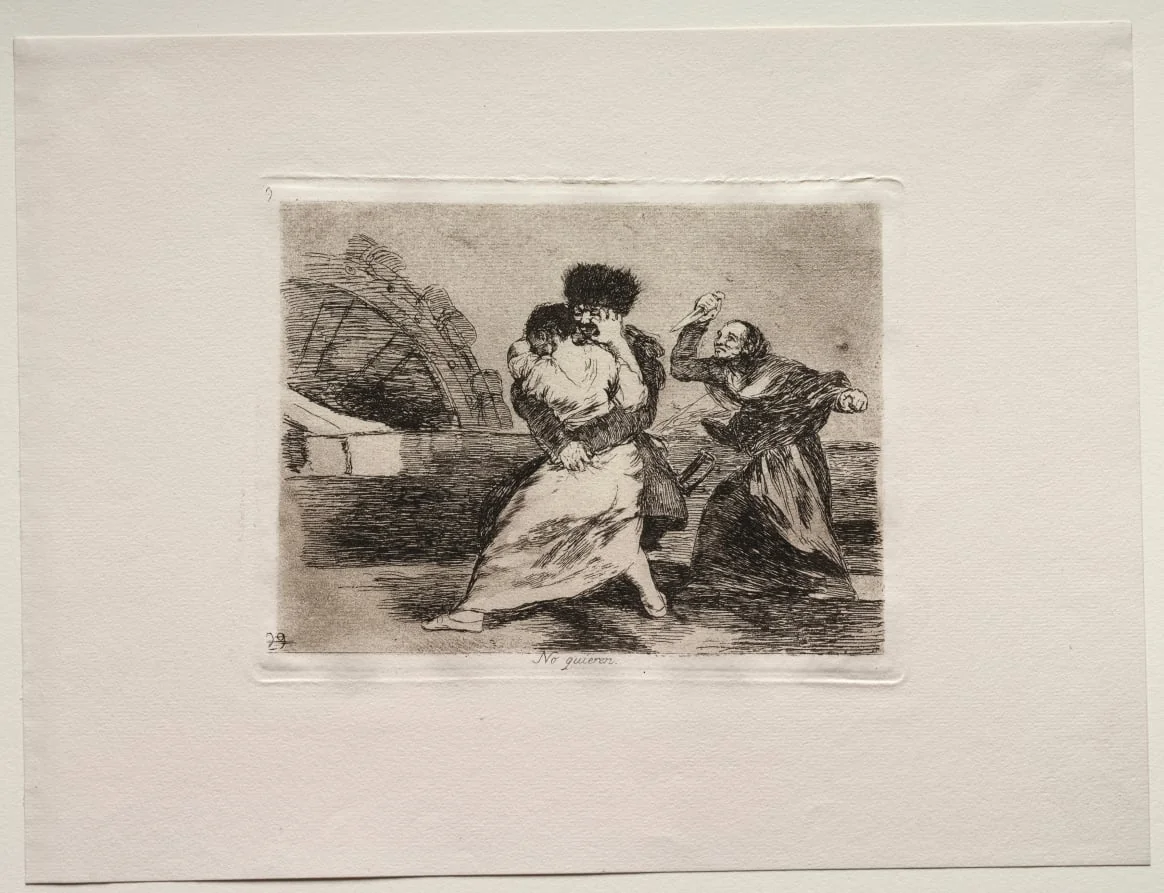 The Horrors of War:  They Don't Like It, by Francisco Goya, 1815