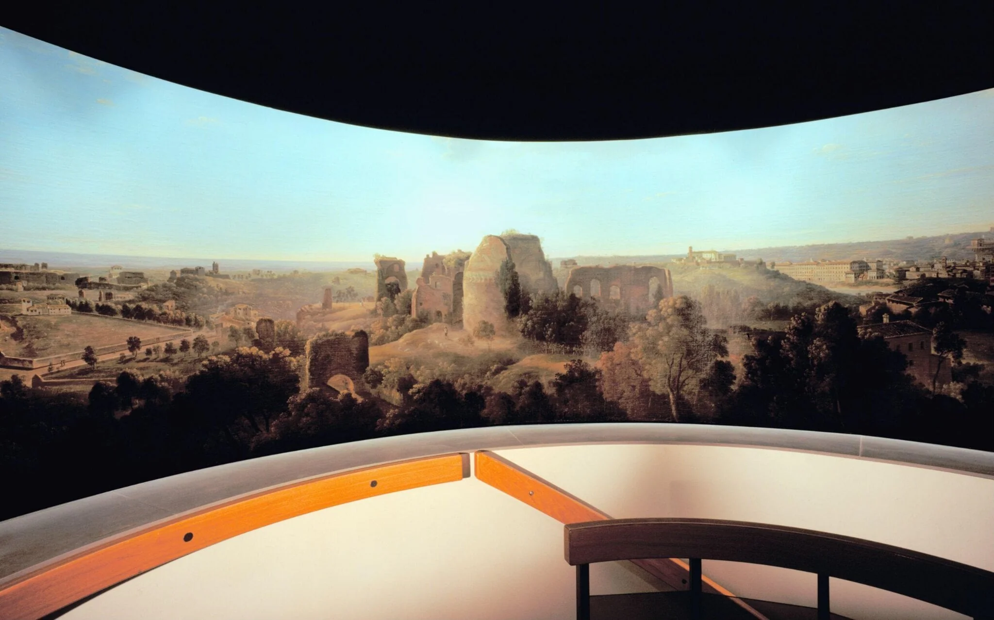 Panorama of Rome, by Lodovico Caracciolo, oil, 1824