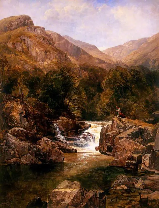 Scene on the Tummel, Perthshire