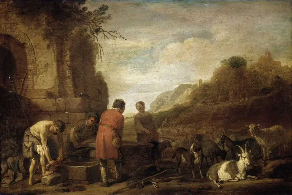 The meeting of Jacob and Rachel