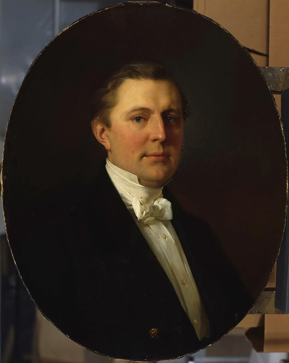 Salaneuvos Carl F. G. von Haartman, by Johan Gustaf Köhler, unspecified