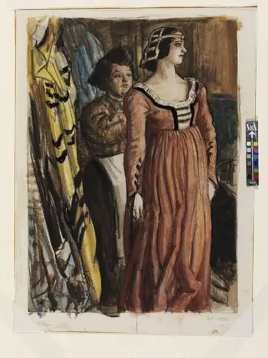Fastening her Dress