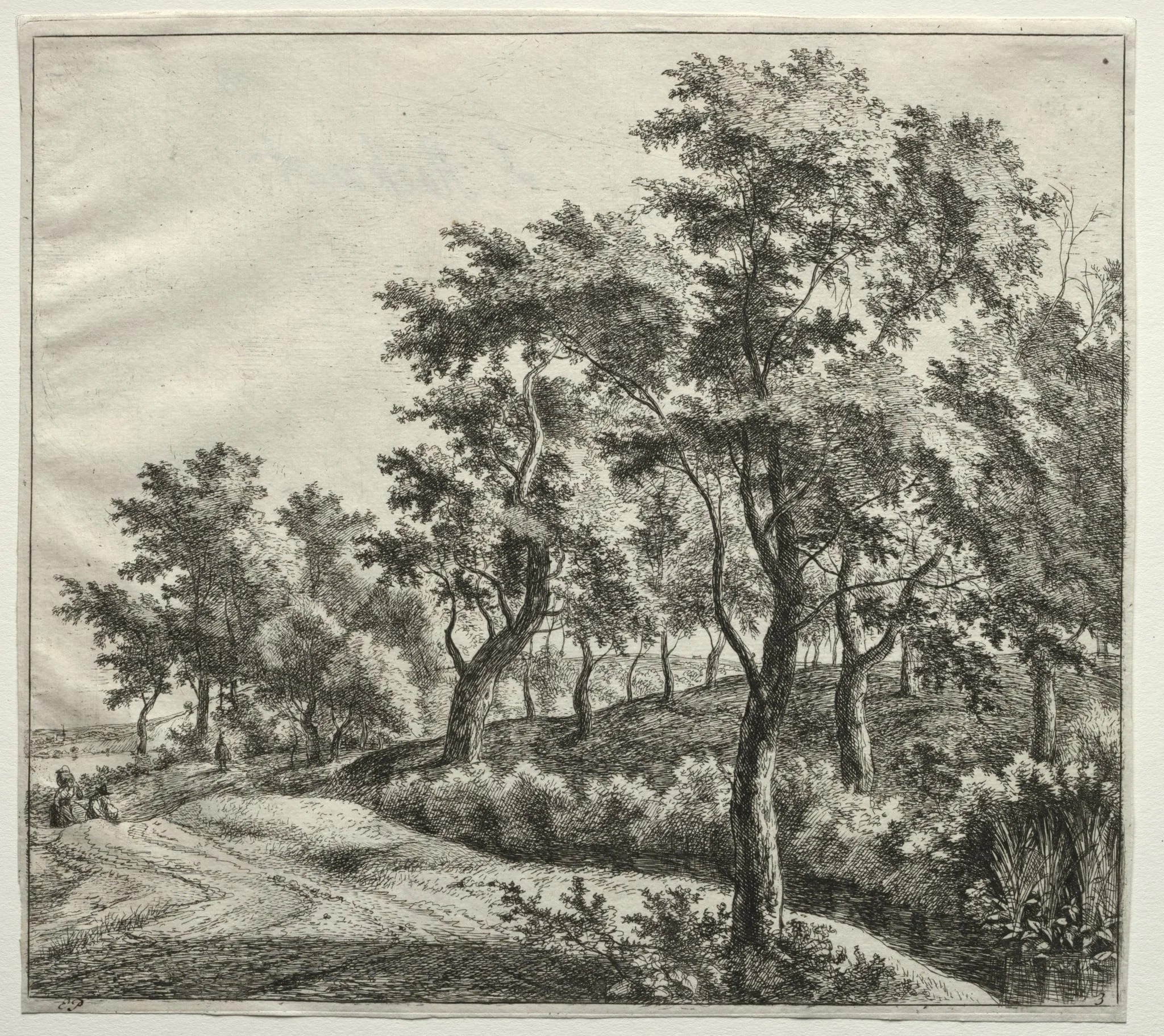 The Narrow Stream, by Jan Hackaert, 1666
