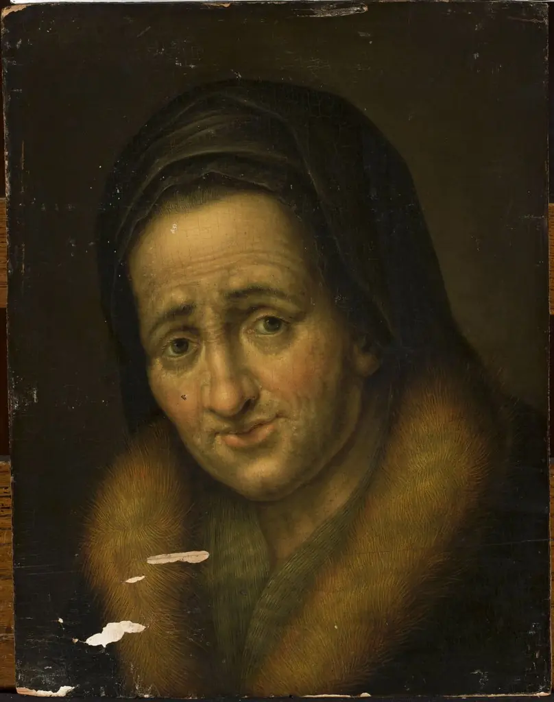 Portrait of an old woman