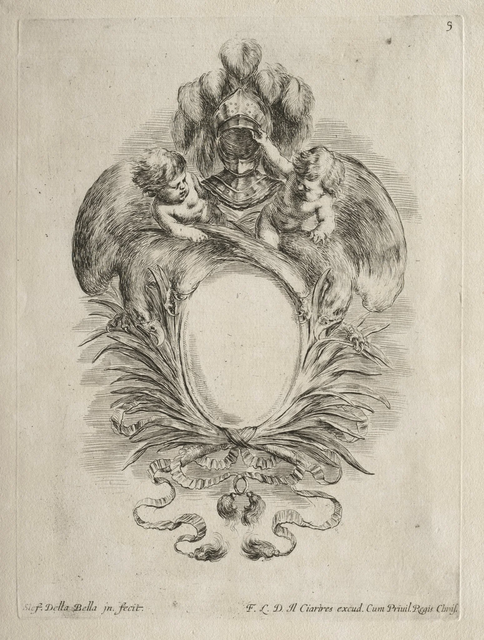 Collection of Various Caprices and New Designs of Cartouches and Ornaments:  No. 5