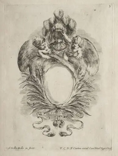 Collection of Various Caprices and New Designs of Cartouches and Ornaments:  No. 5