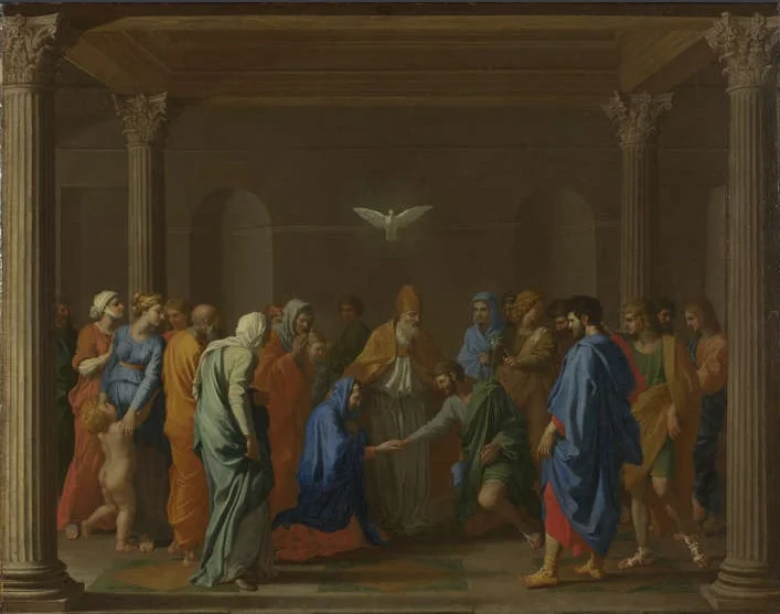 Marriage, by Nicolas Poussin, oil, 1638