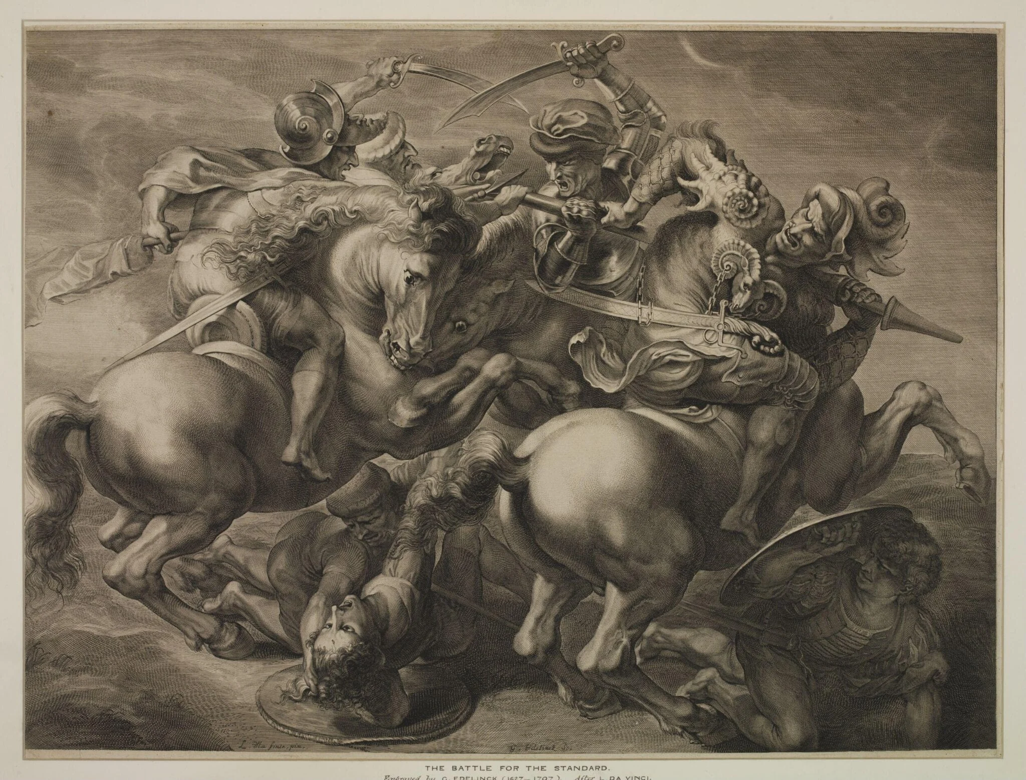 Battle for the Standard, by Gerard Edelinck, 1655