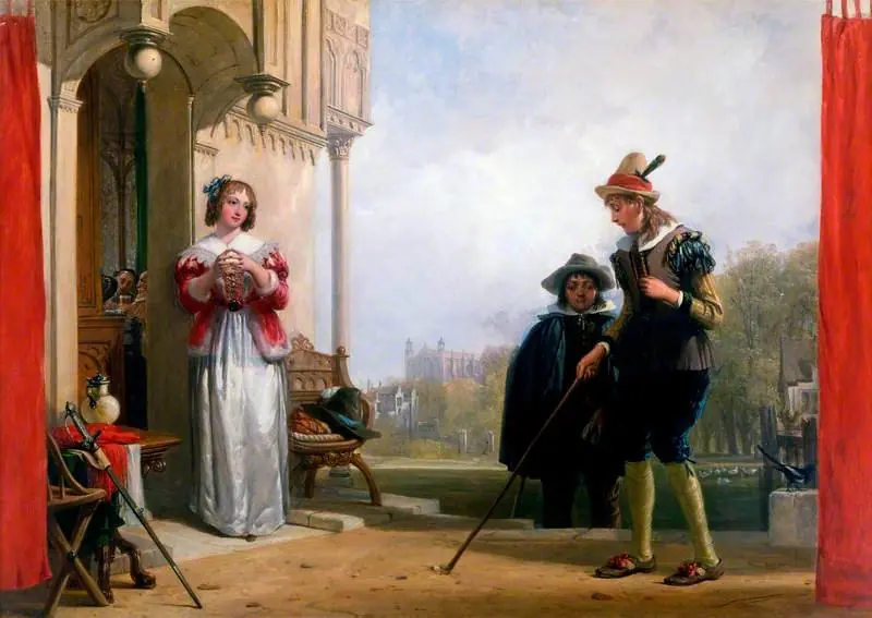 Slender and Anne Page (from 'The Merry Wives of Windsor' by William Shakespeare)