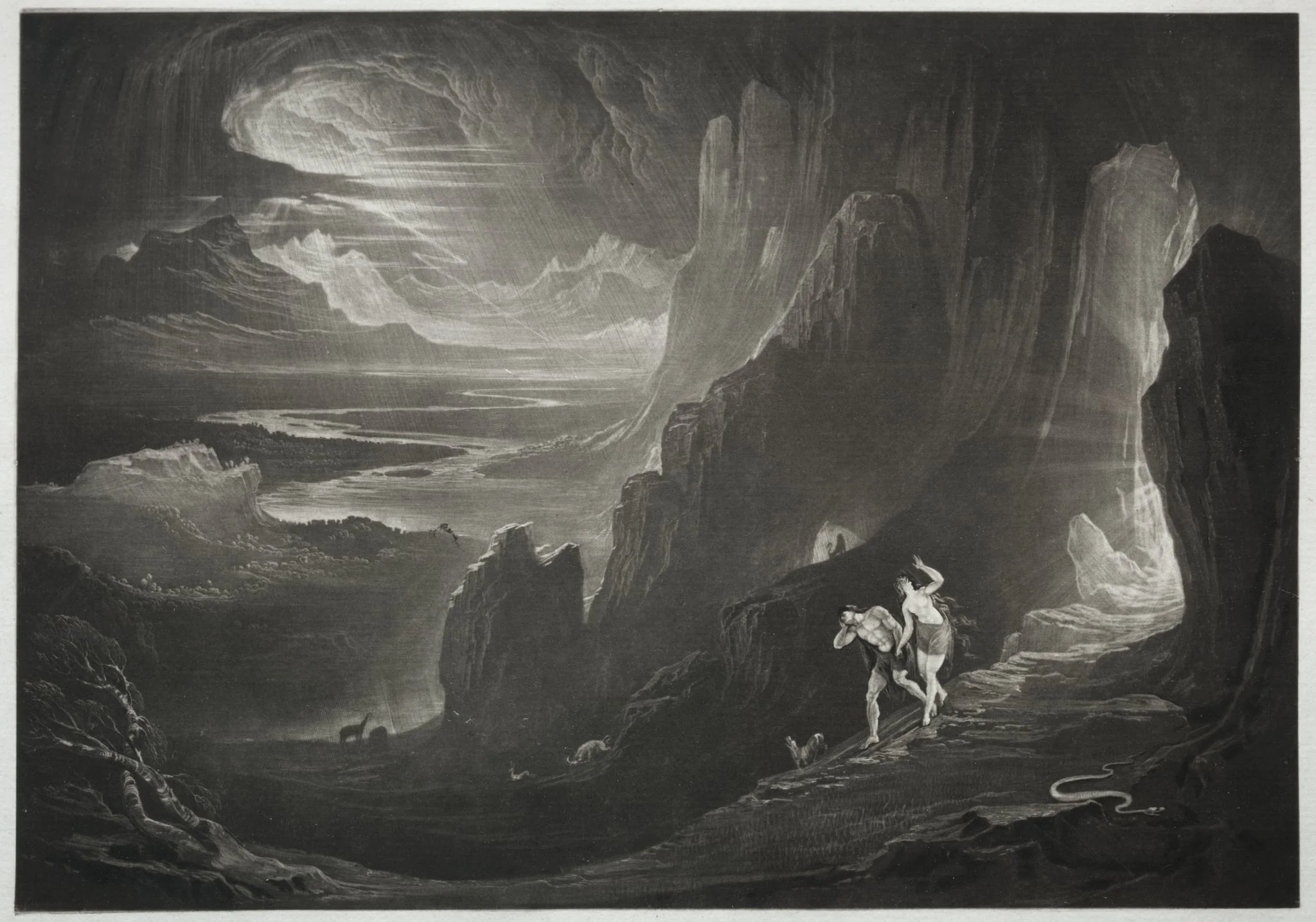 Paradise Lost:  Adam and Eve Driven out of Paradise