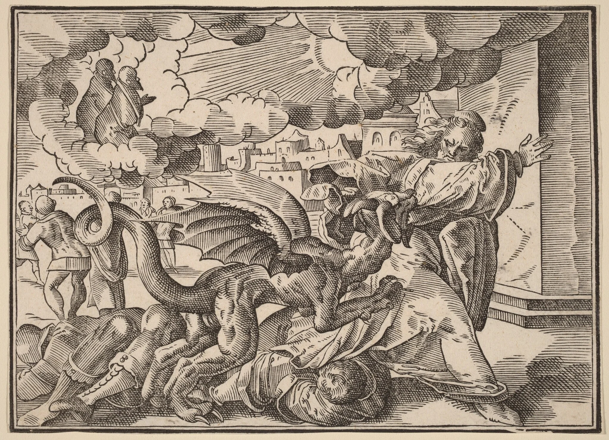The Four Horsemen of the Apocalypse, by Christoph Murer, ink, 1630