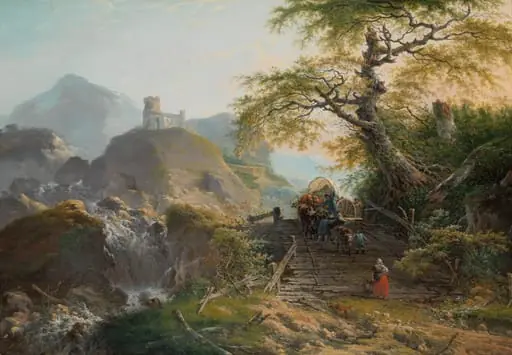 Berglandschap bij D&#252;sseldorf