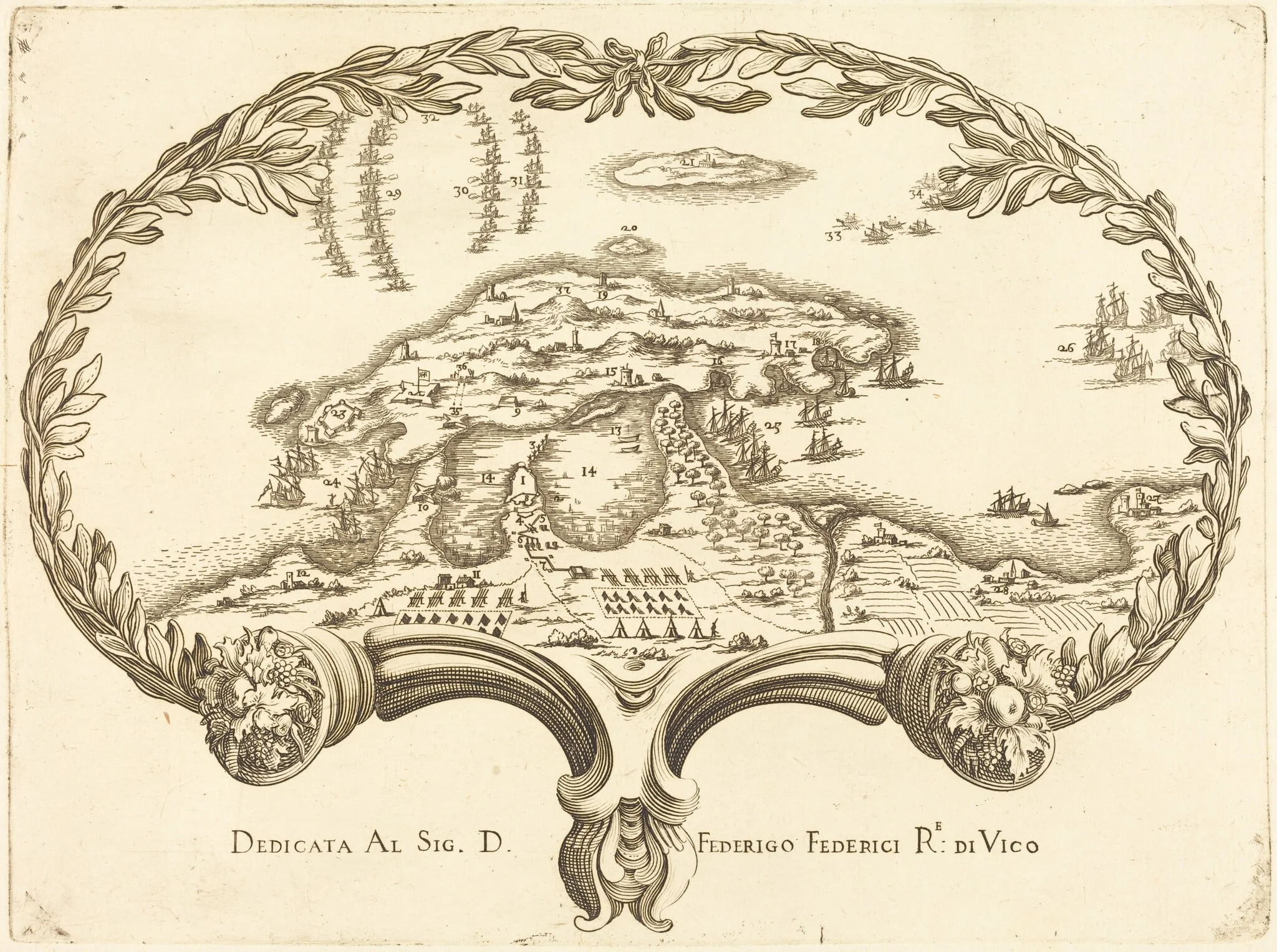 Fan, by French 17th Century, ink, 1601