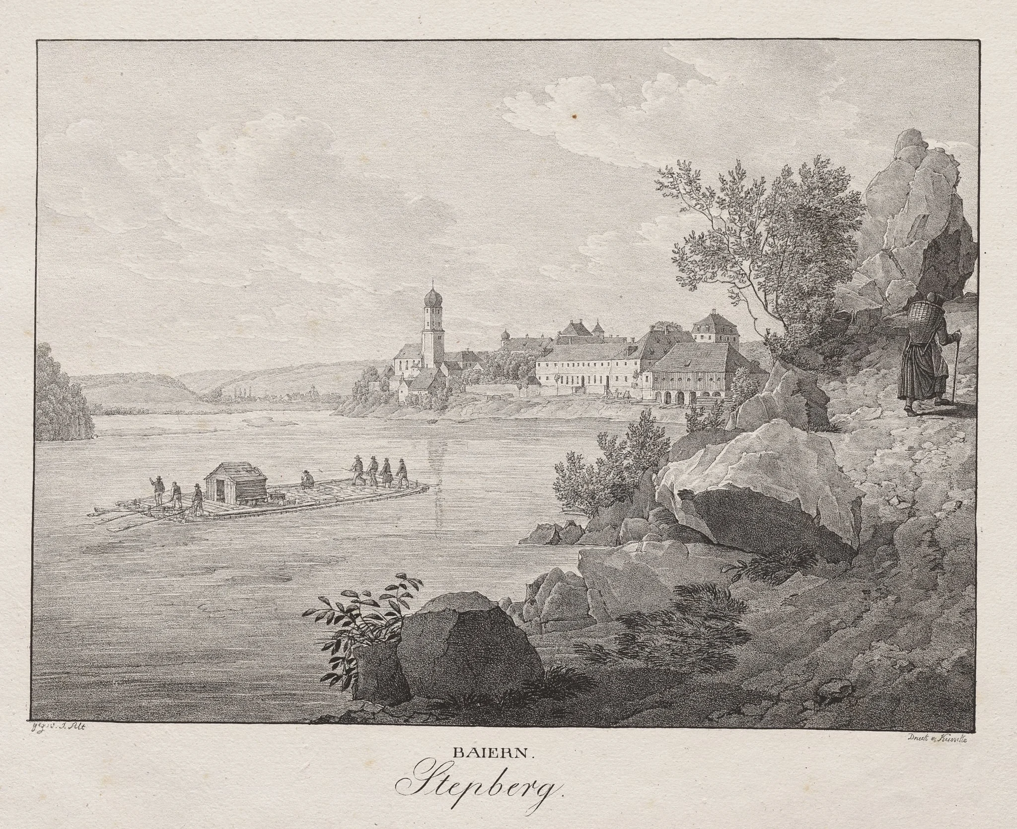 Baiern, Stepberg, by Jakob Alt, 1839