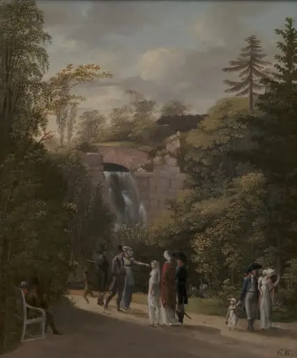 The Cascade in Frederiksberg Garden near Copenhagen